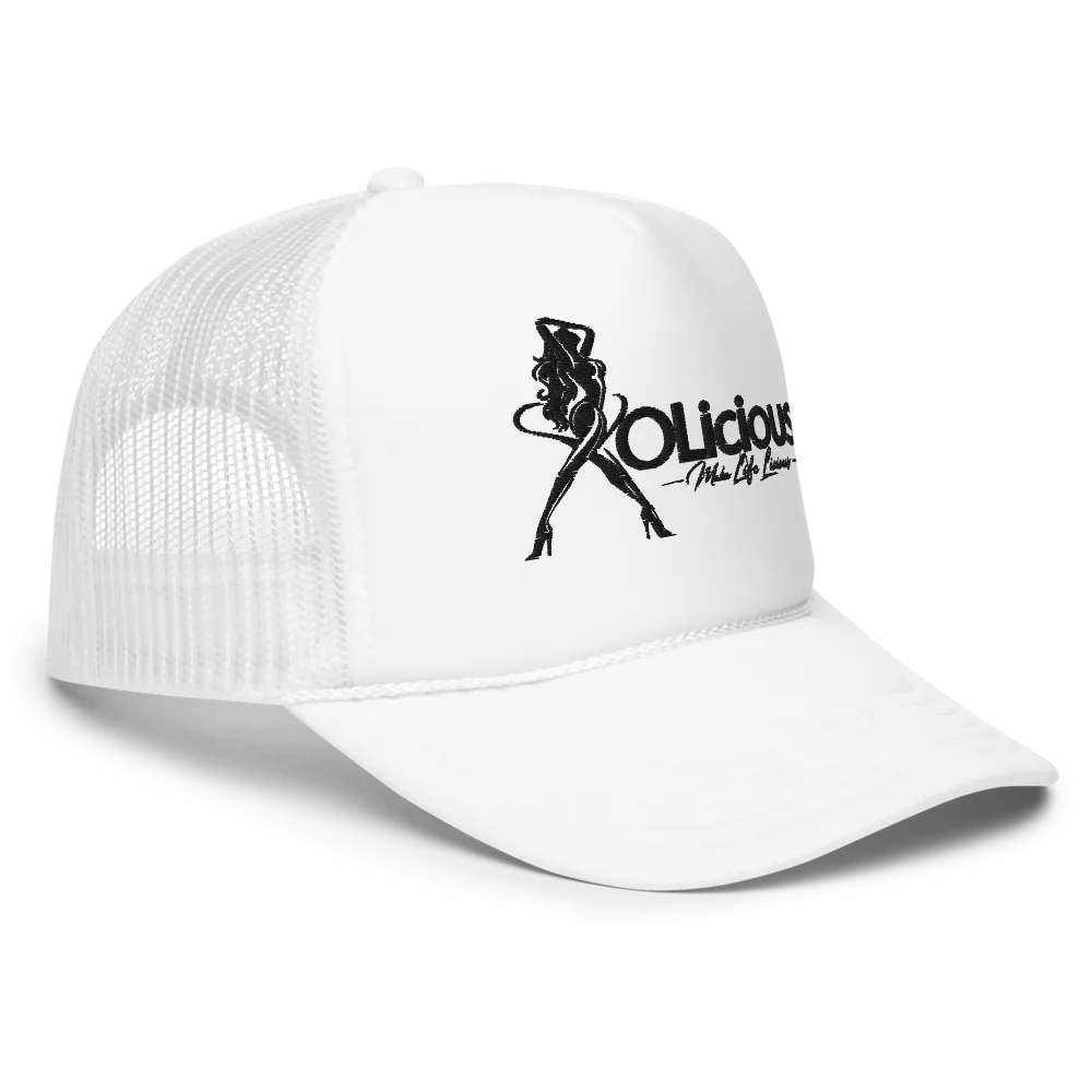 X'Olicious White Foam Trucker Hat thumbnail 3