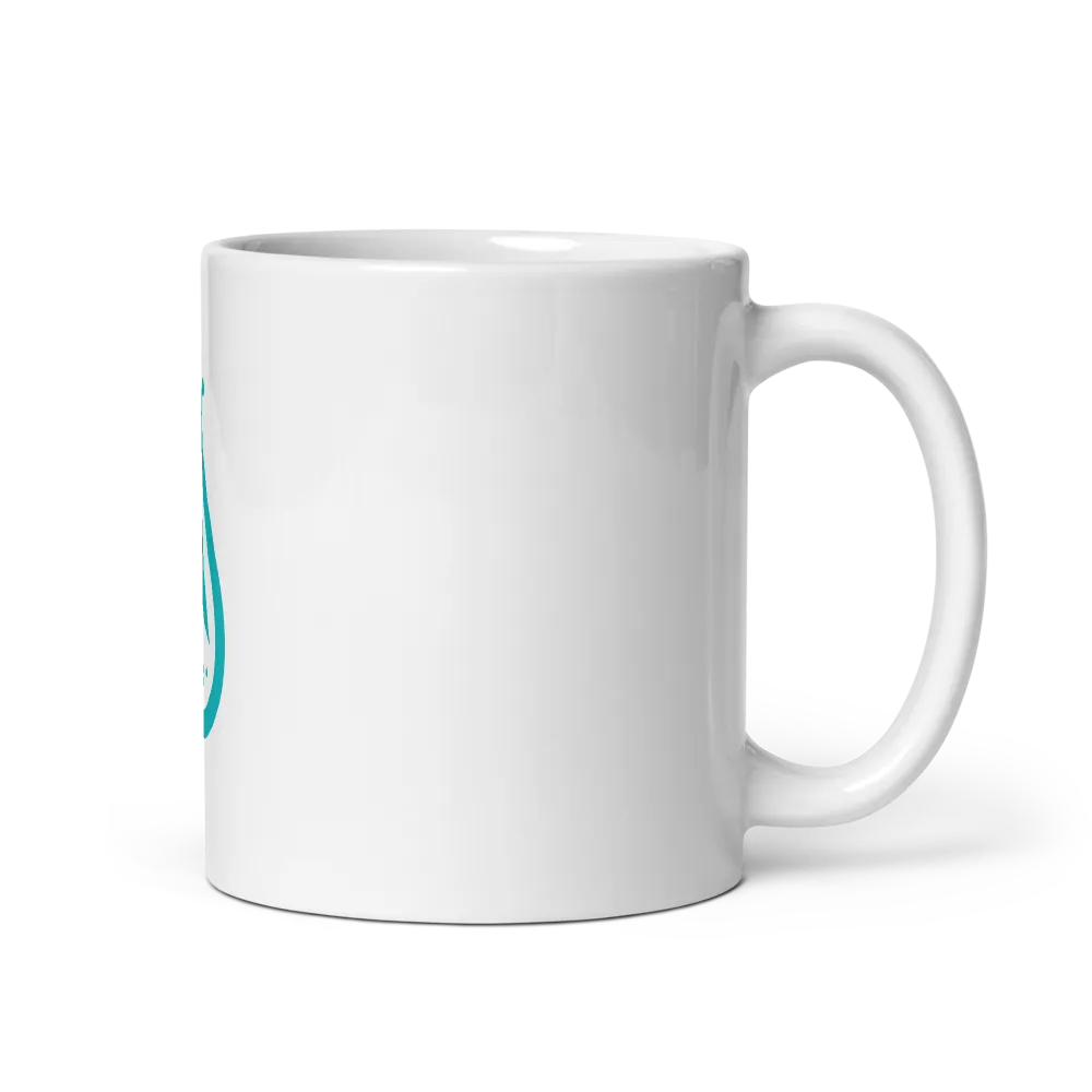 Teal Drop Mug thumbnail 2