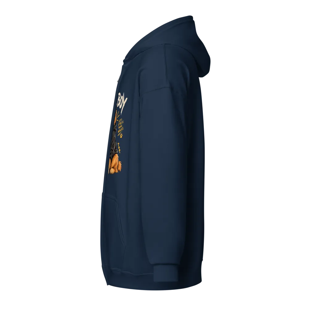 Good Boy Skater Dog - Cool Golden Retriever Hoodie thumbnail 3