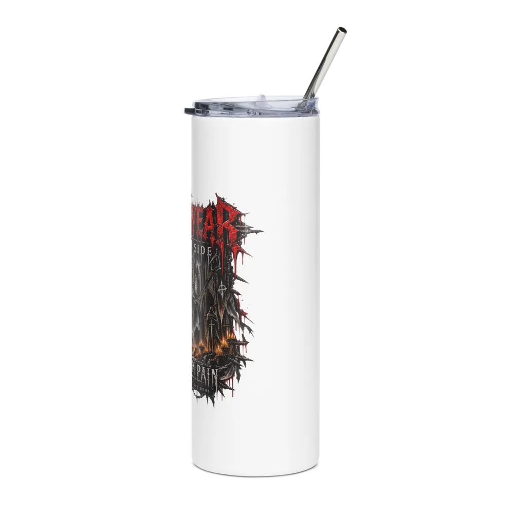 White GHOST-WEAR Cathedral Stainless Steel Tumbler thumbnail 3