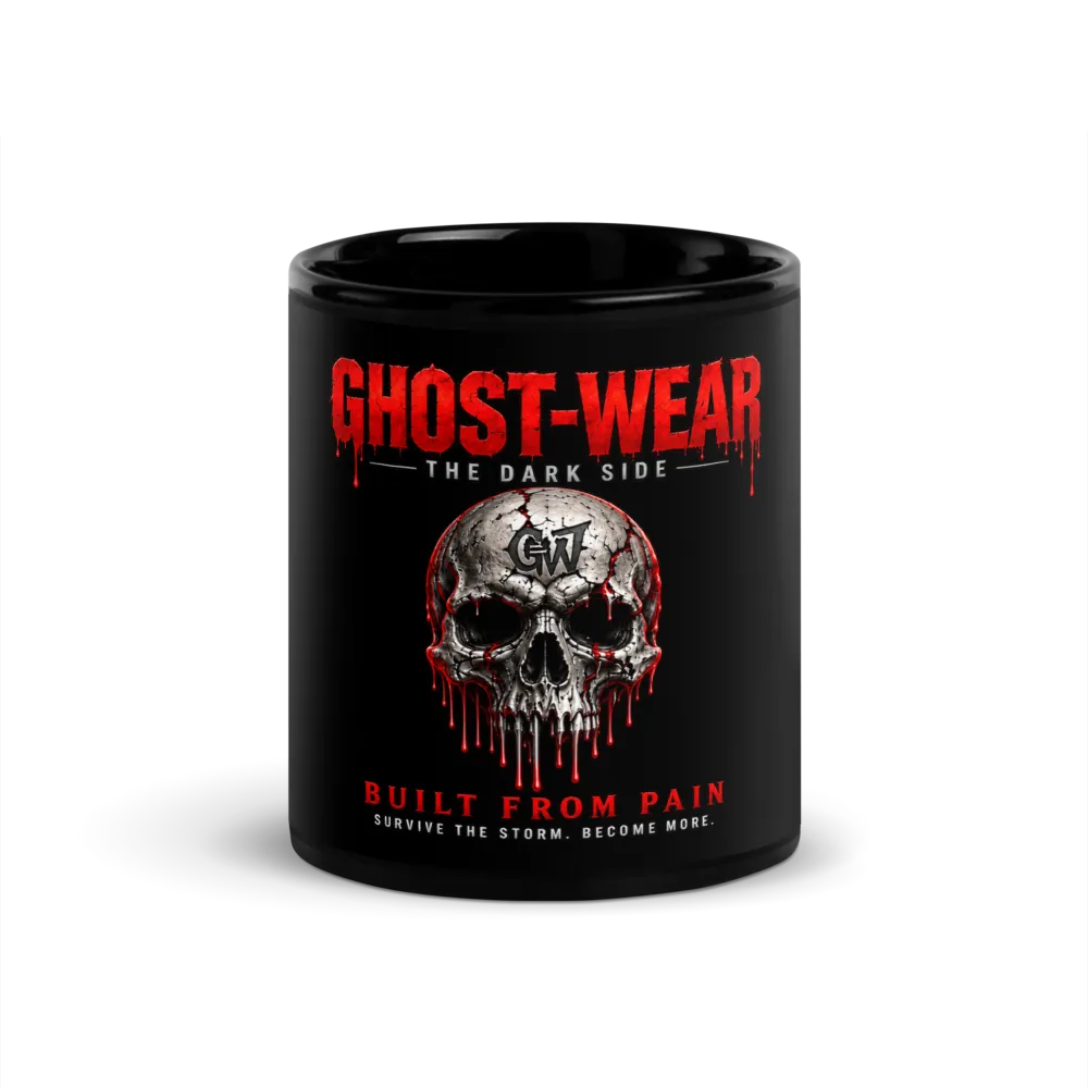 Black GHOST-WEAR White Glossy Mug thumbnail 2