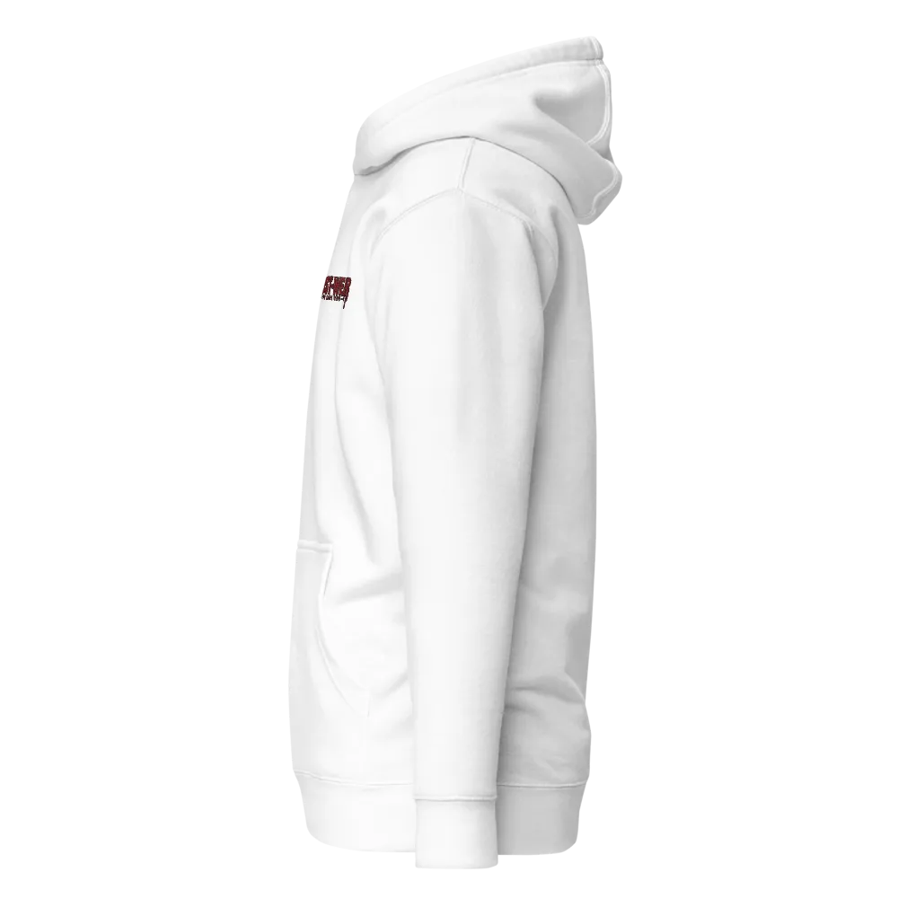 White GHOST-WEAR Unisex Premium Pullover Hoodie thumbnail 3