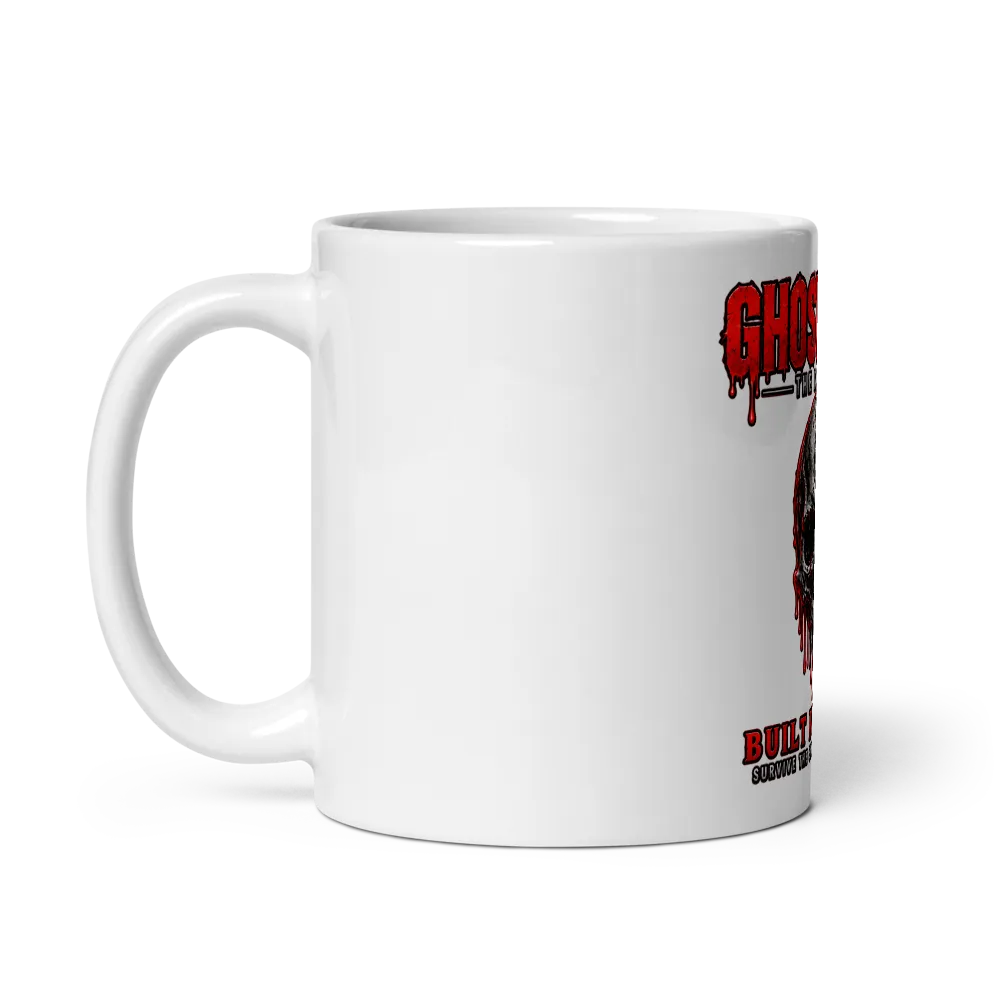 White-GHOST-WEAR White Glossy Mug thumbnail 3