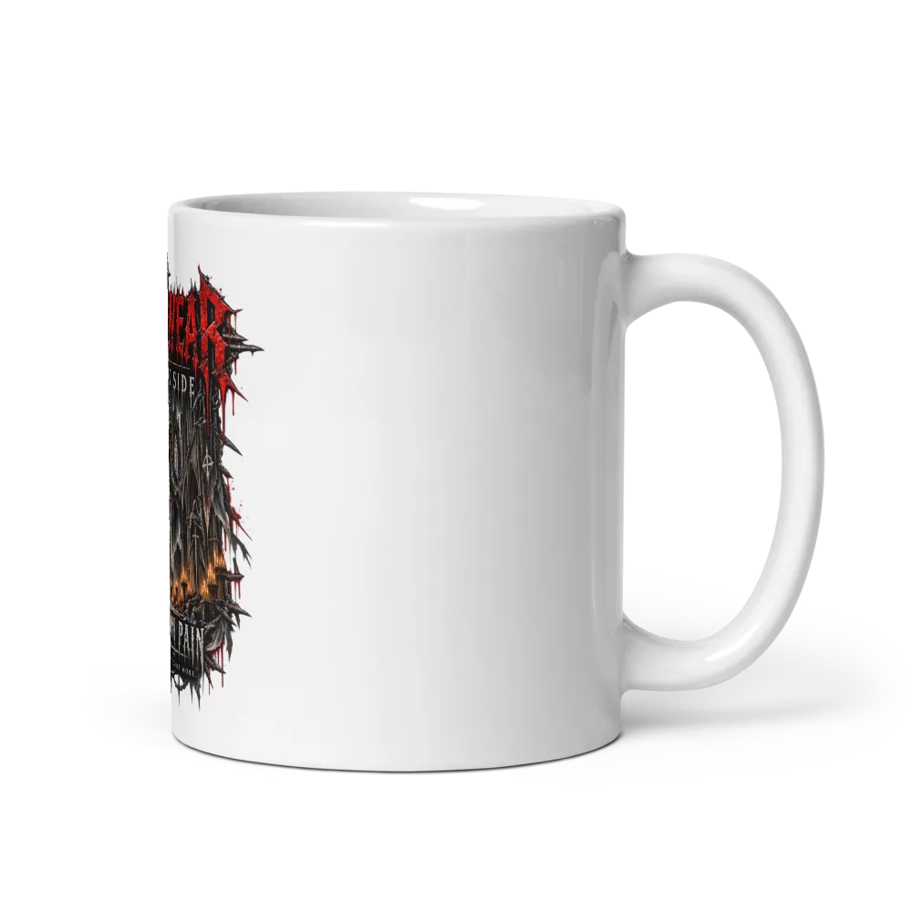 GHOST-WEAR Cathedral White Glossy Mug   thumbnail 2