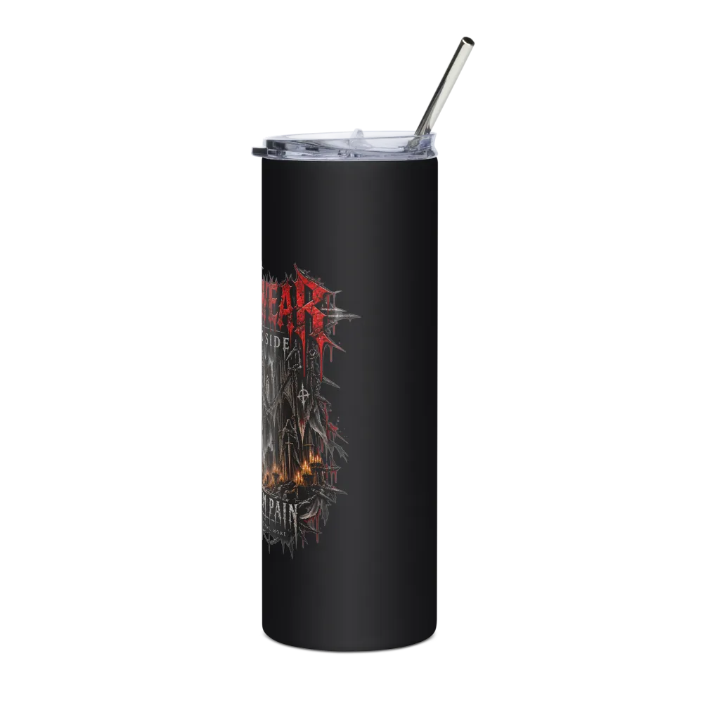 Black GHOST-WEAR Cathedral Stainless Steel Tumbler thumbnail 4