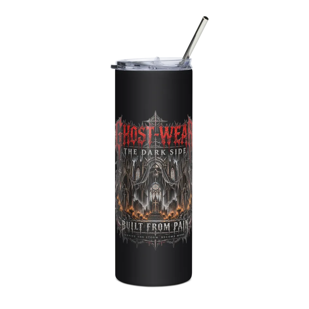 Black GHOST-WEAR Cathedral Stainless Steel Tumbler thumbnail 2