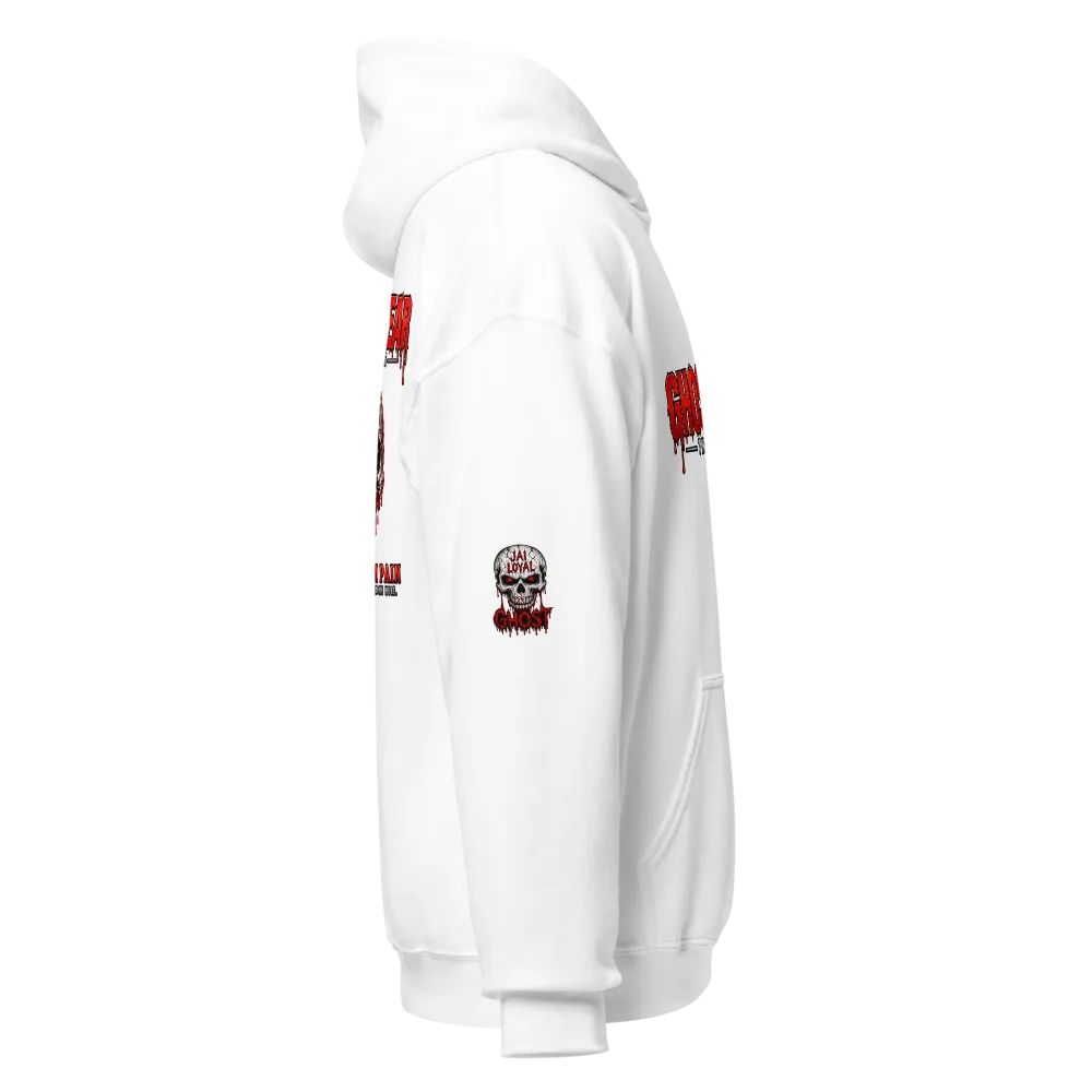 White GHOST-WEAR Hoodie thumbnail 3