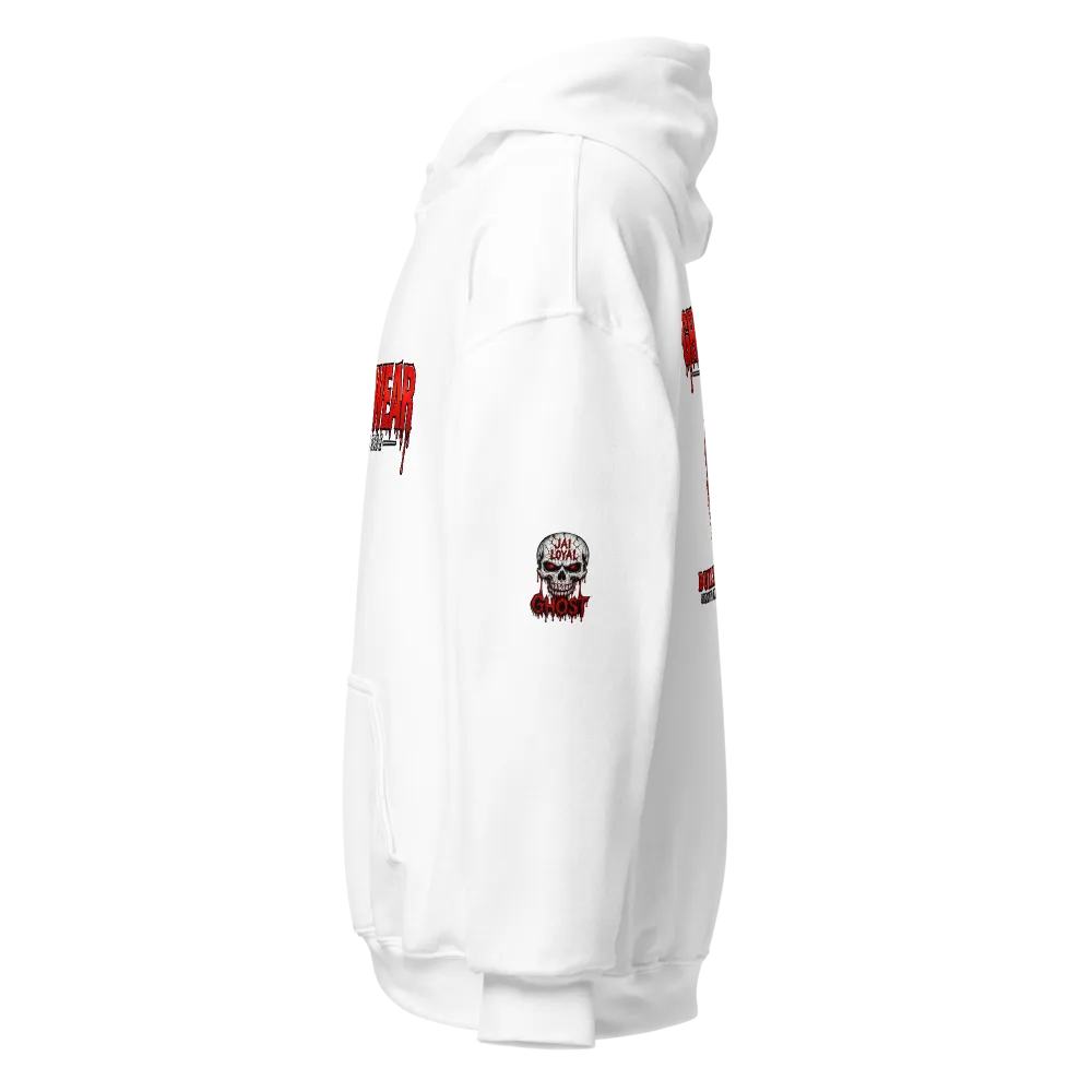 White GHOST-WEAR Hoodie thumbnail 4