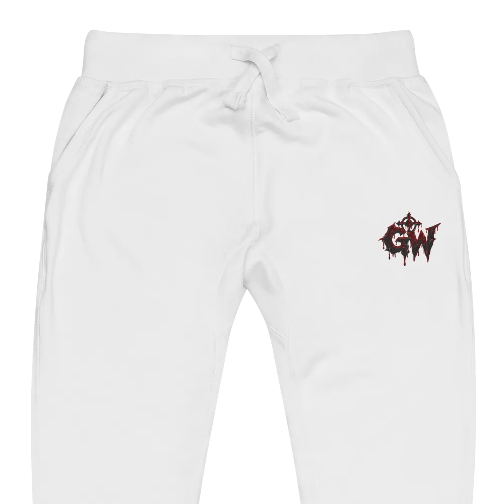 White GHOST-WEAR GW Essential Joggers thumbnail 3
