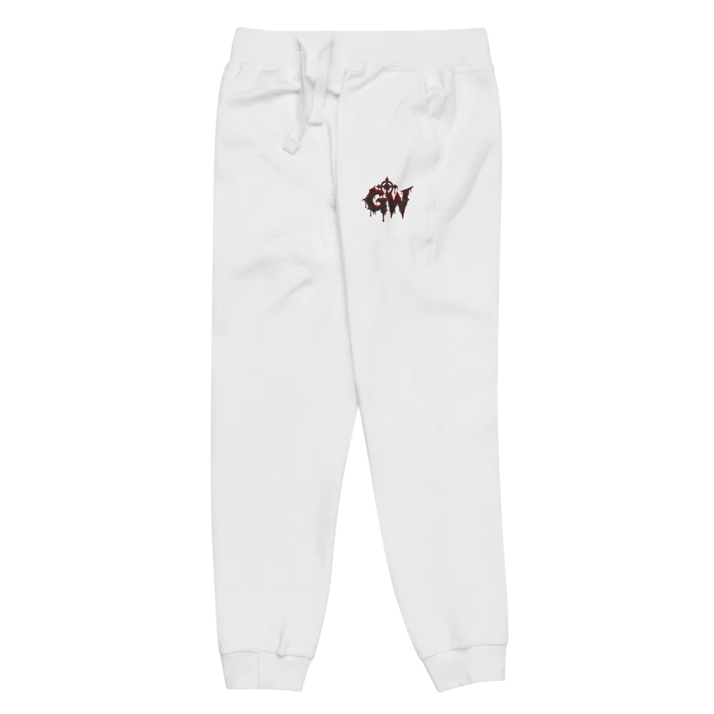 White GHOST-WEAR GW Essential Joggers thumbnail 4
