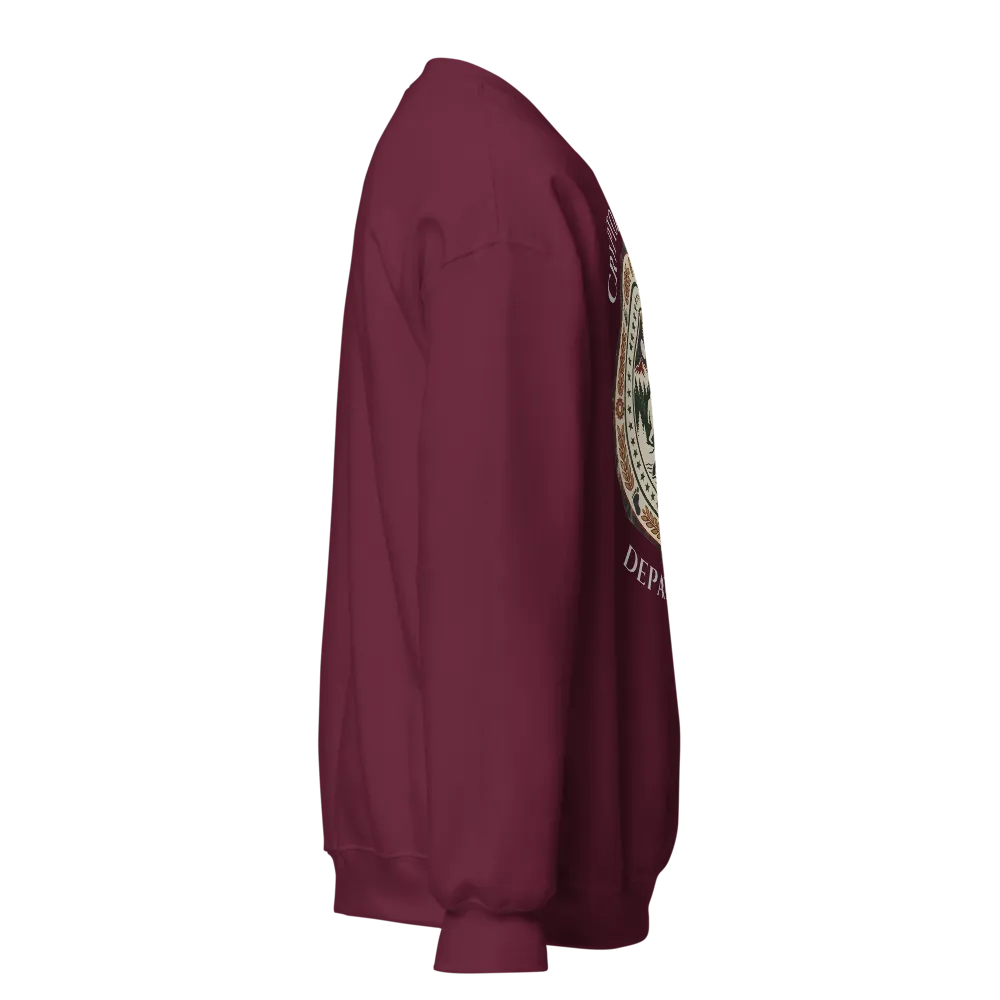 Cryptozoology Dept sweatshirt - light text thumbnail 4
