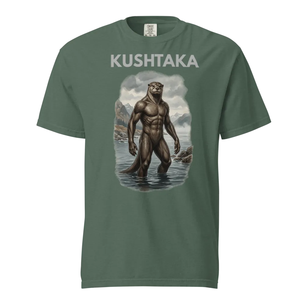 Kushtaka t-shirt blue spruce