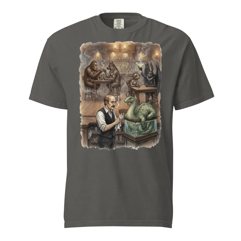 Cryptid Happy Hour t-shirt pepper