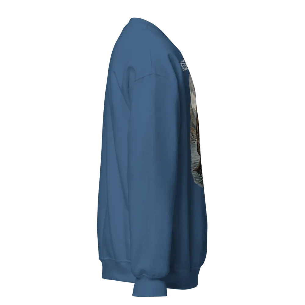 Kushtaka sweatshirt light text thumbnail 4