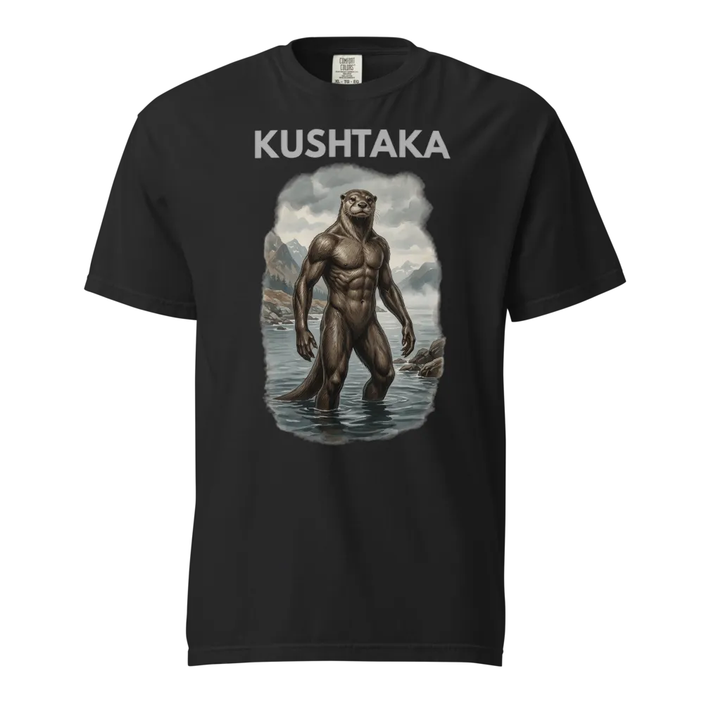 Kushtaka t-shirt light text