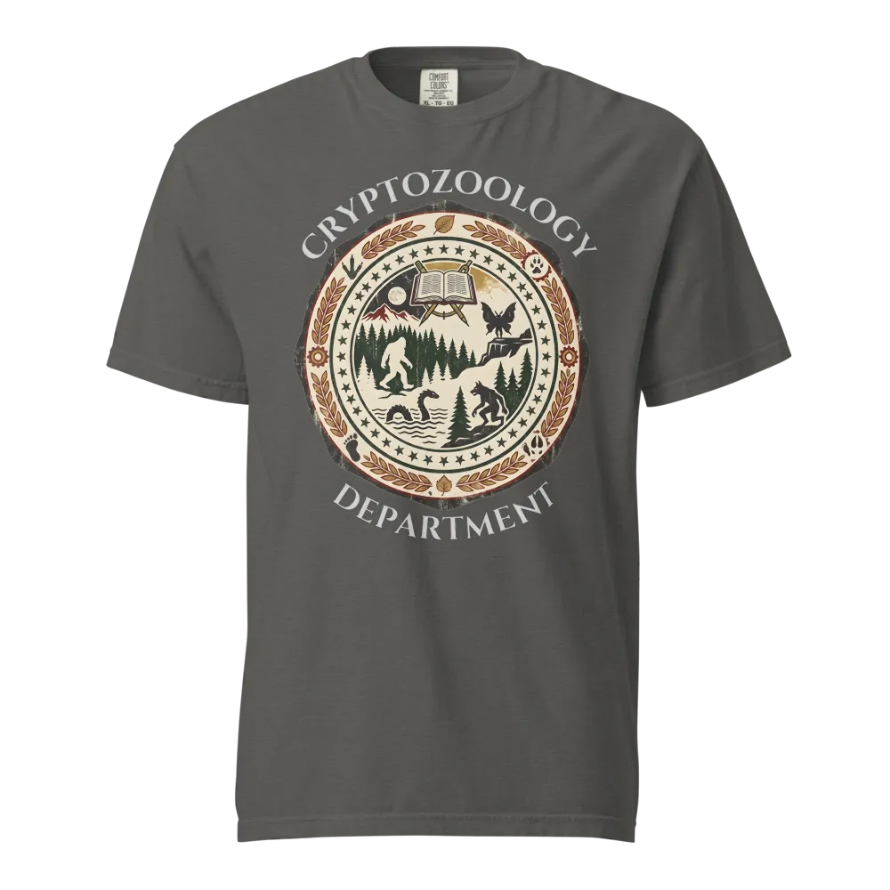 Cryptozoology Department t-shirt pepper