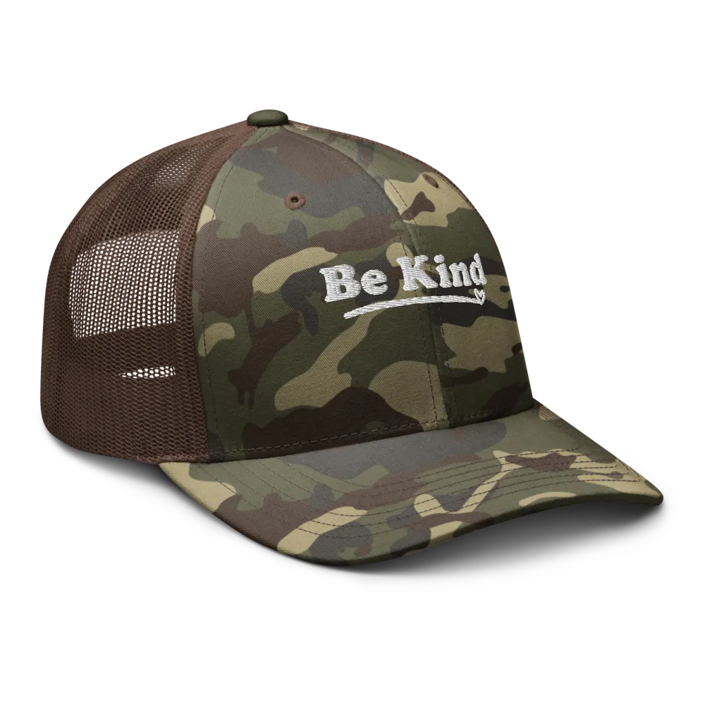 BE KIND CAMO HAT thumbnail 6