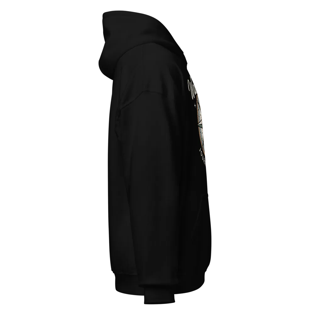 Black unisex hoodie thumbnail 4
