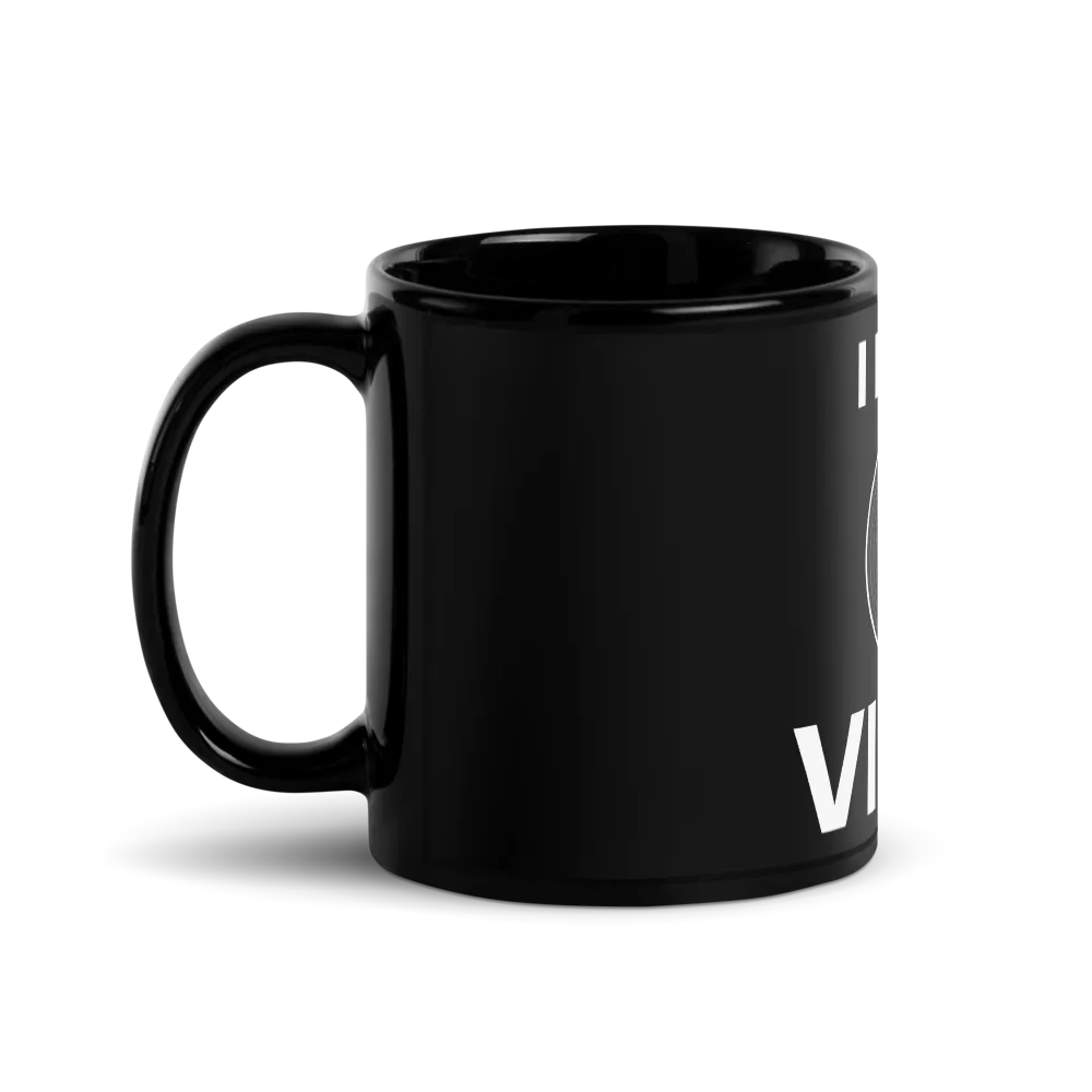 I Love Vinyl Mug - Black thumbnail 2