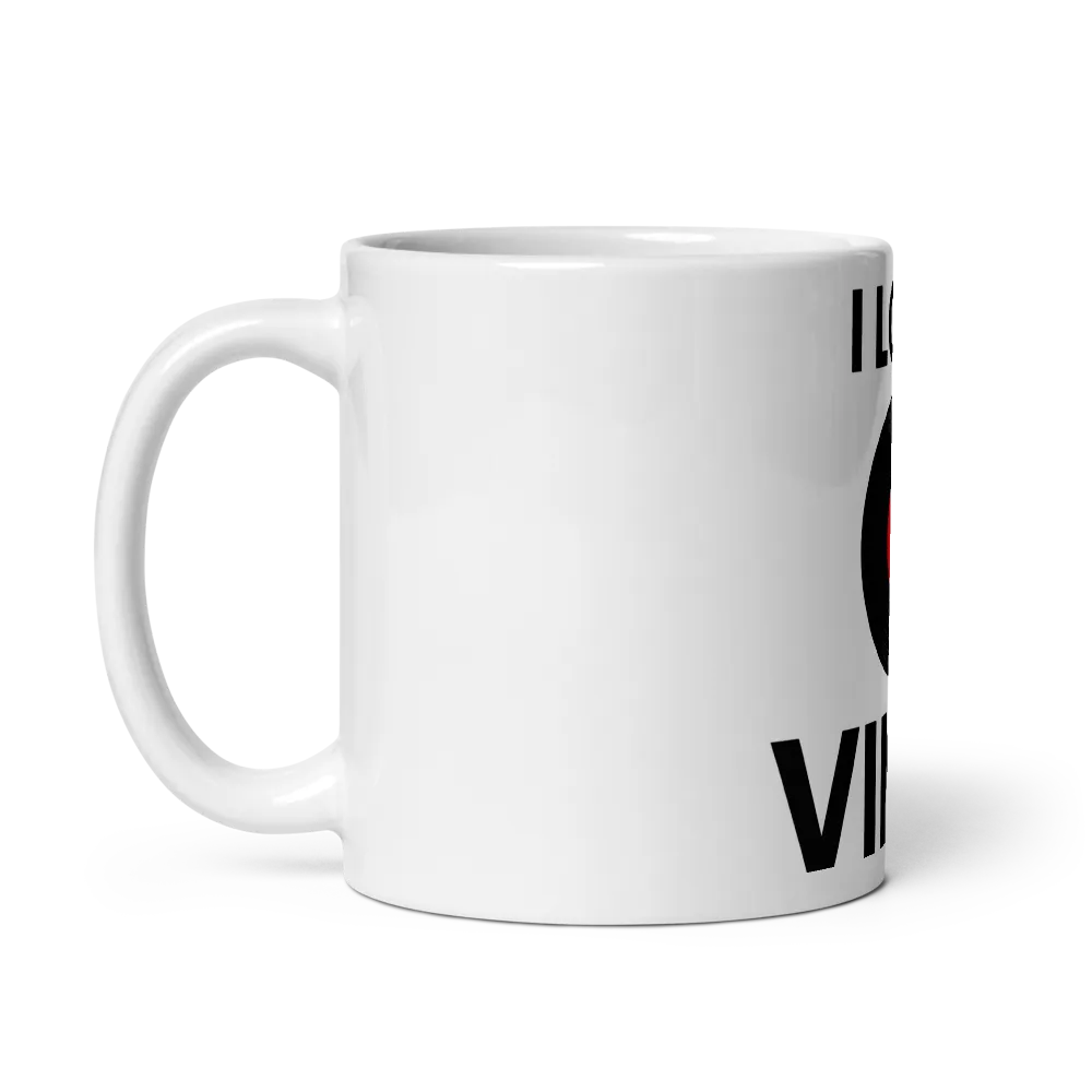 I Love Vinyl Mug - White thumbnail 3