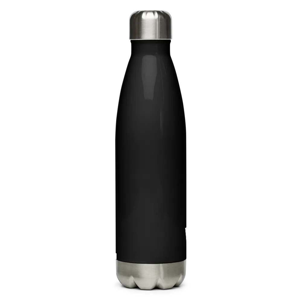 I Love Vinyl Insulated Water Bottle - Black thumbnail 2
