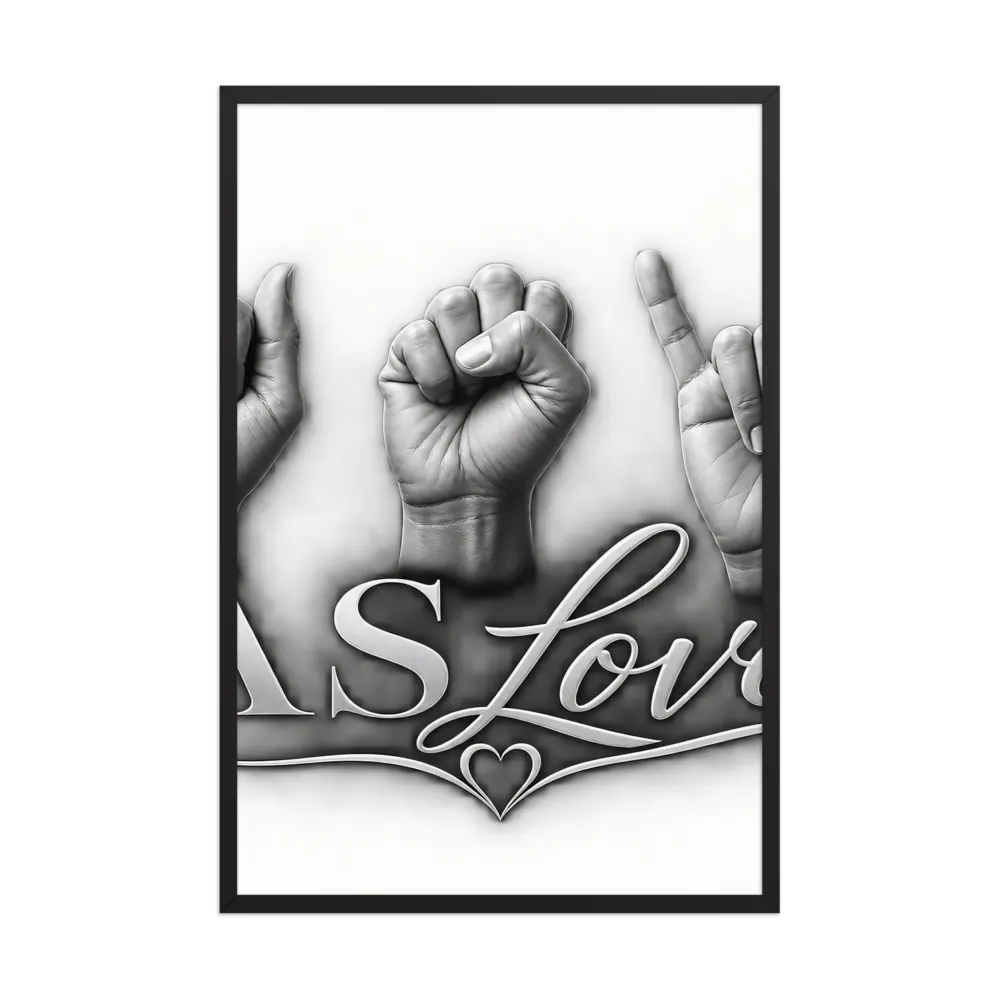 ASLove Enhanced Matte Paper Framed Poster thumbnail 2
