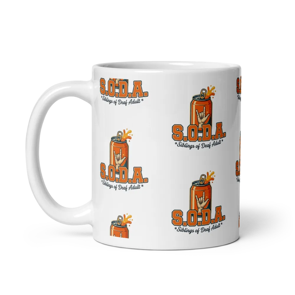 SODA White Glossy Mug thumbnail 3