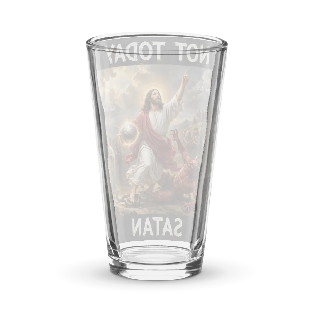 NOT TODAY SATAN - Jesus Pointing To God - Faith thumbnail 2