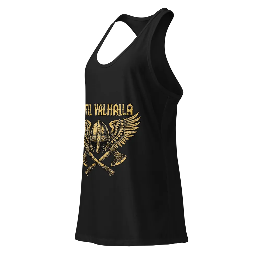 Until Valhalla Racerback Tank - Viking Woman Tank  thumbnail 3