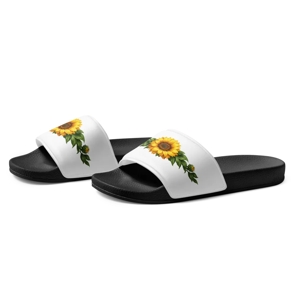 Sunflower Éclat Luxury Botanical Women’s Slides thumbnail 3