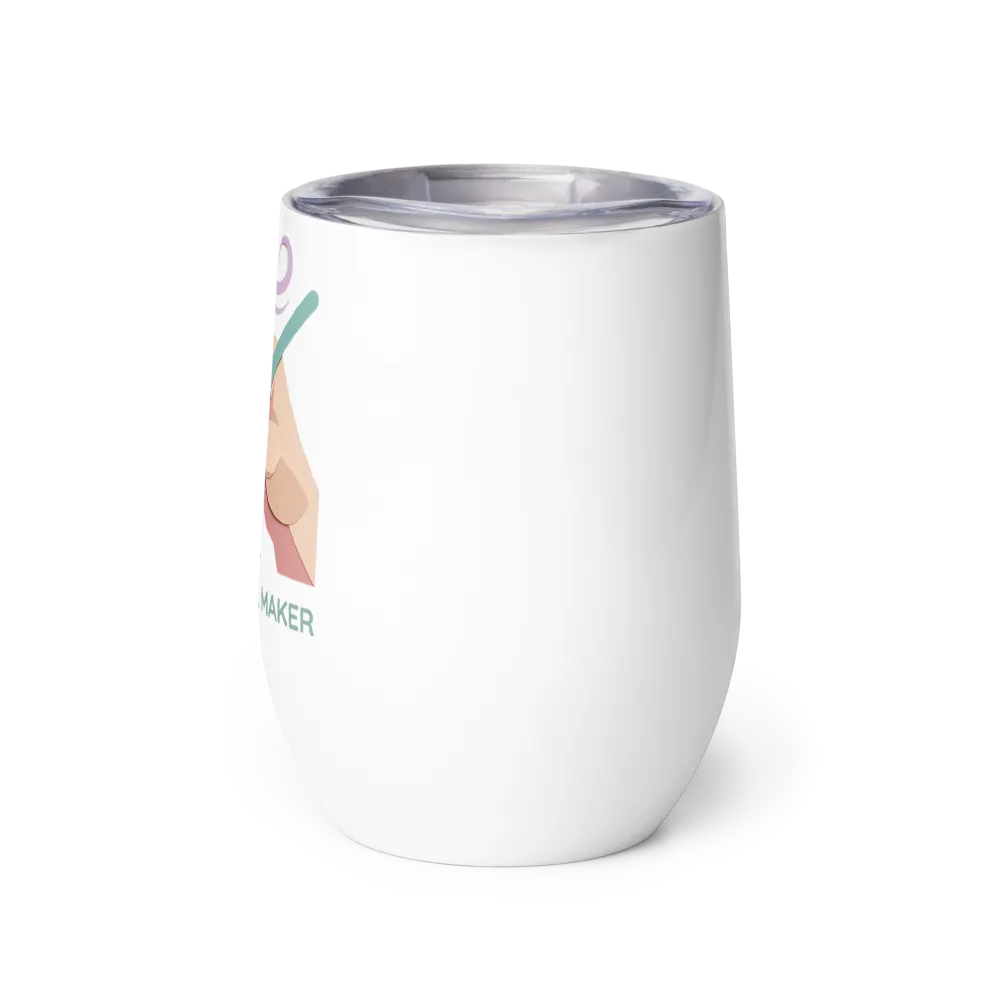 The Mindful Maker Wine Tumbler thumbnail 3