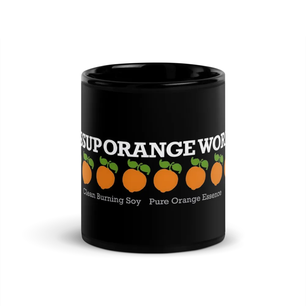 Jessup Orange Works Candle Black Mug thumbnail 2