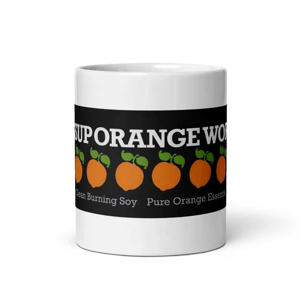 Jessup Orange Works Candle White Mug thumbnail 2