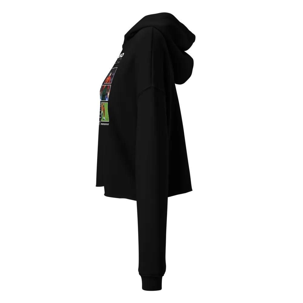 Cristiano Ronaldo Women's Cropped Hoodie thumbnail 3