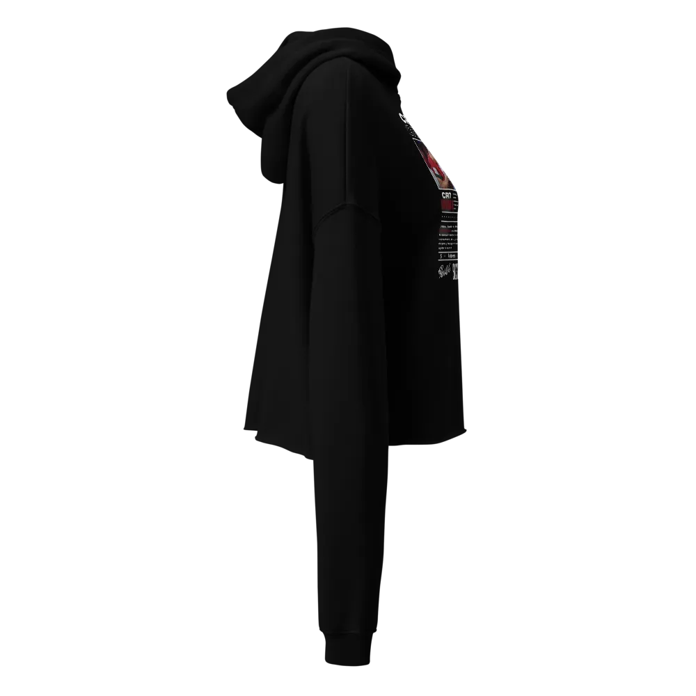 Cristiano Ronaldo Women's Cropped Hoodie thumbnail 4