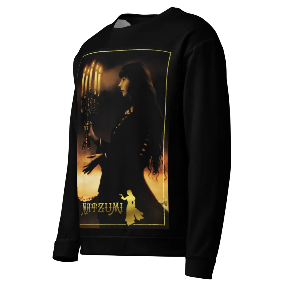 Matzumi Candle Motif - Sweatshirt Black thumbnail 3