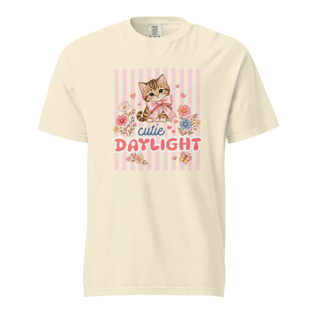 Cutie Daylight Cute Kitten Floral
