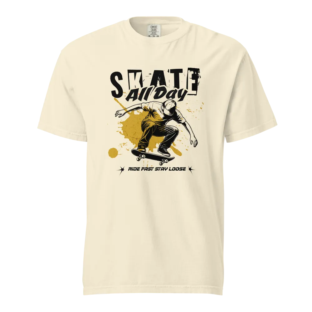 Skate All Day Retro Skateboarding