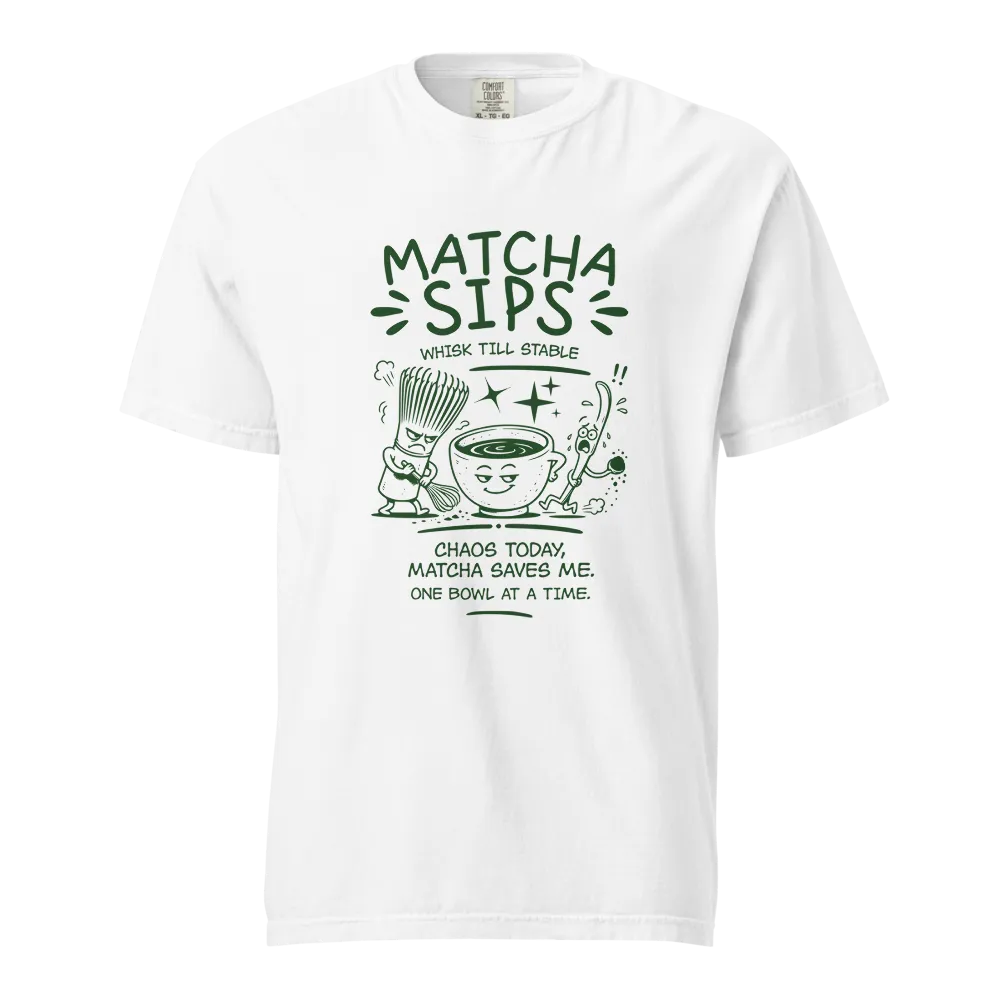 Matcha Sips Funny Matcha