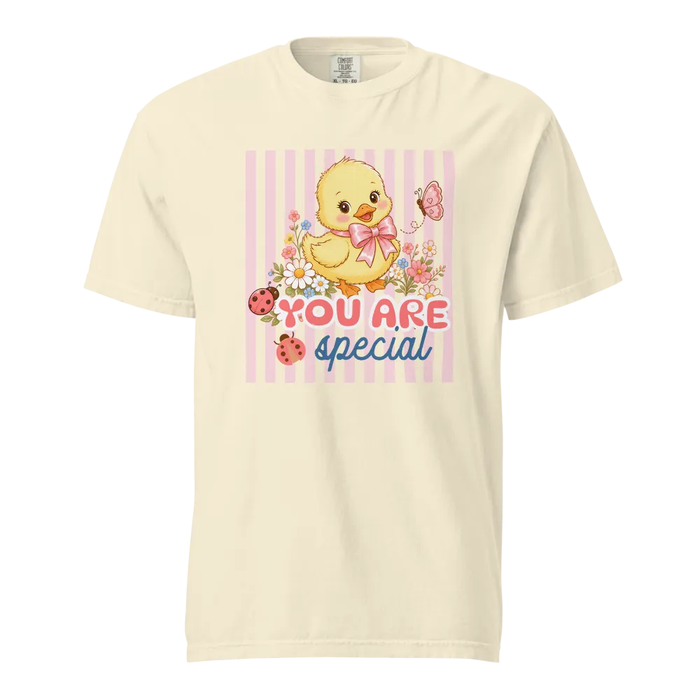 You Are Special Cute Duckling Floral