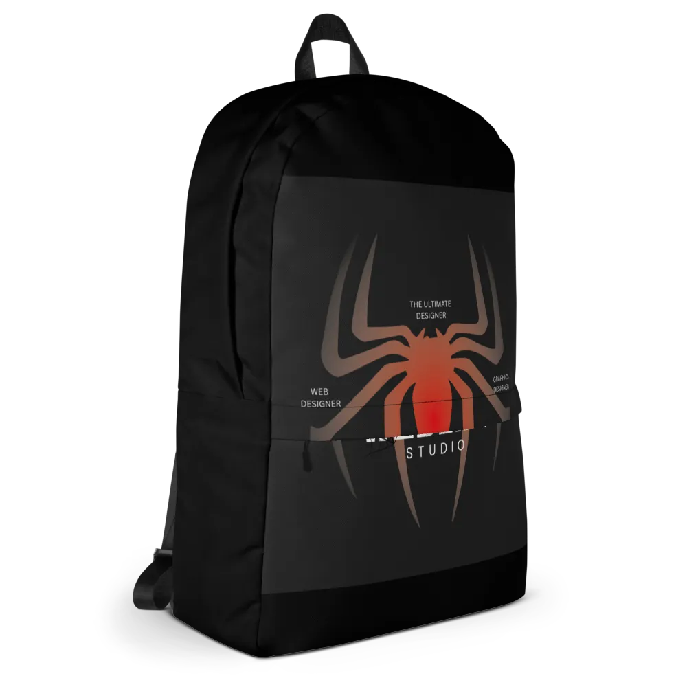 red-spider-graphic-backpack thumbnail 3