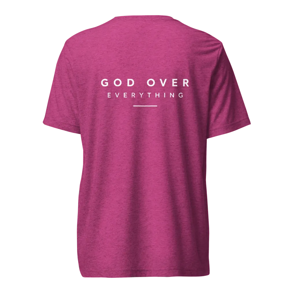 Yimba Tri-Blend Pink T-Shirt thumbnail 2