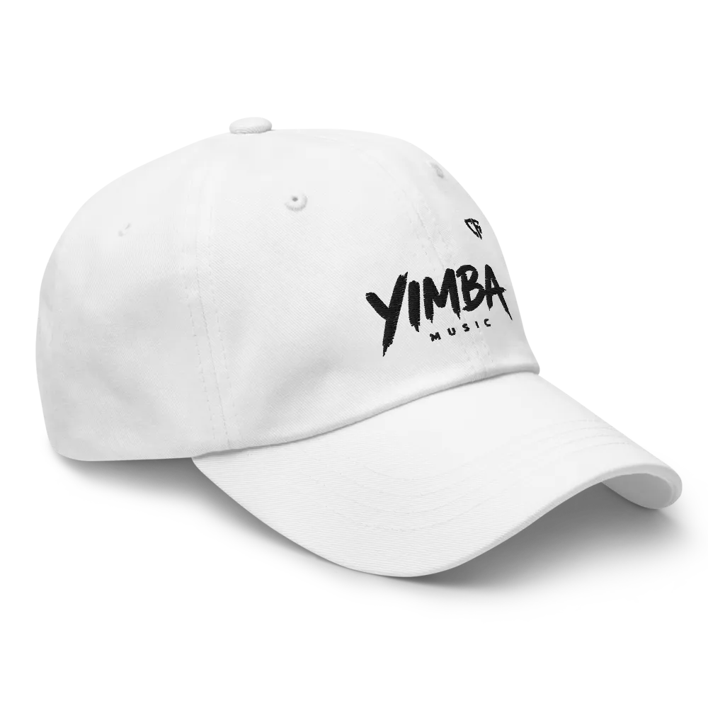 Yimba White Classic Dad Hat thumbnail 4