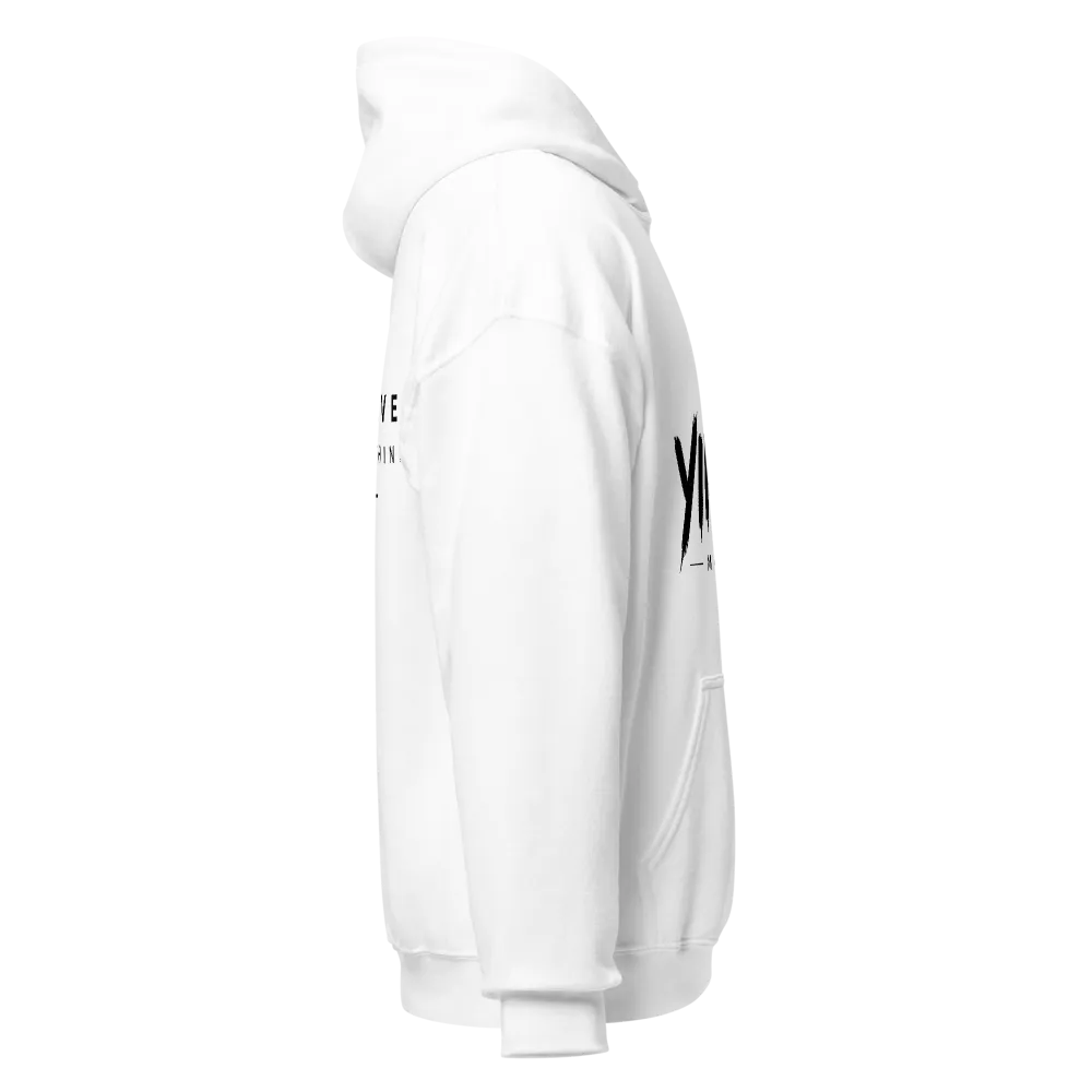 White Heavy Blend Hoodie thumbnail 4