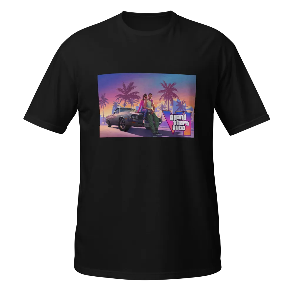 GTA 6 T-Shirt Grand Theft Auto VI Vice City Tee thumbnail 3