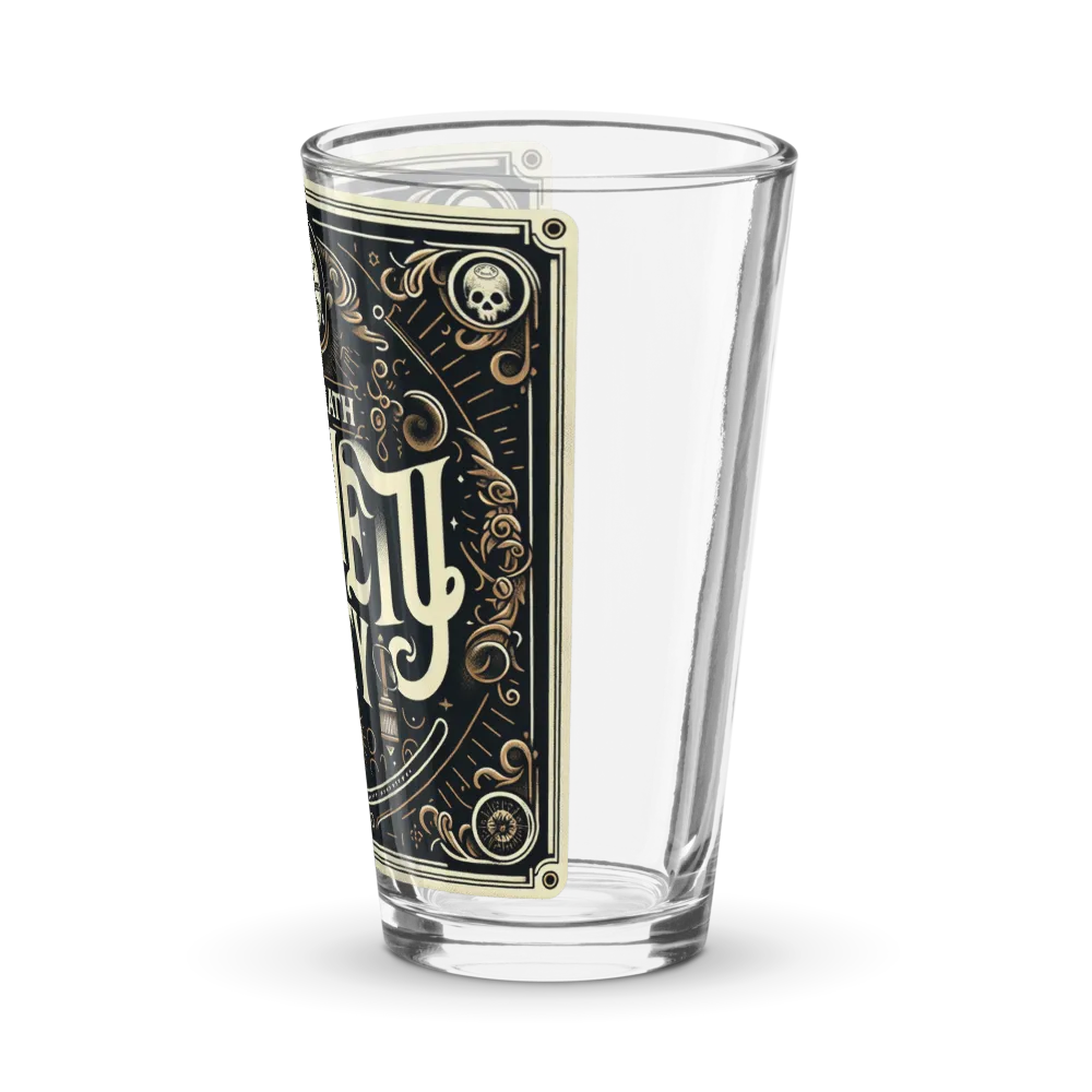 Till death pint Glass thumbnail 4