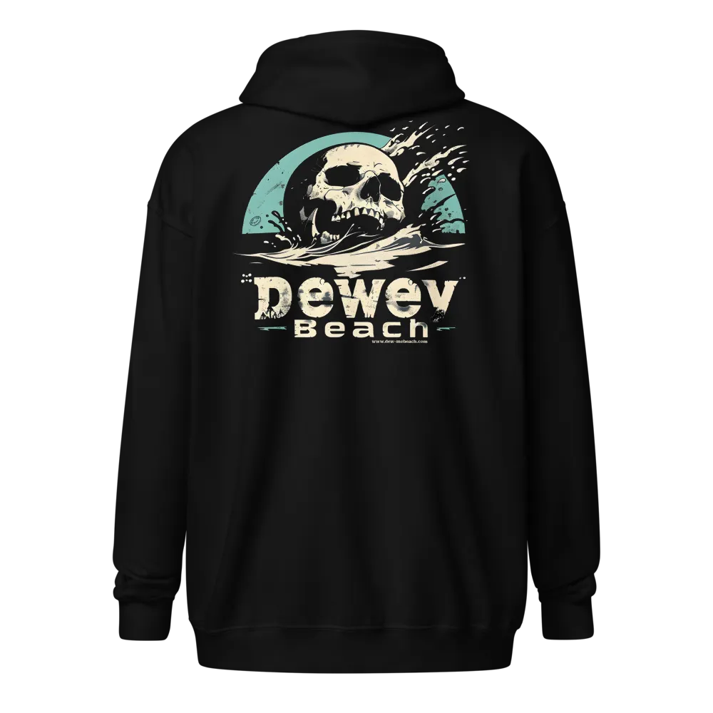 The Dewey skull zip up