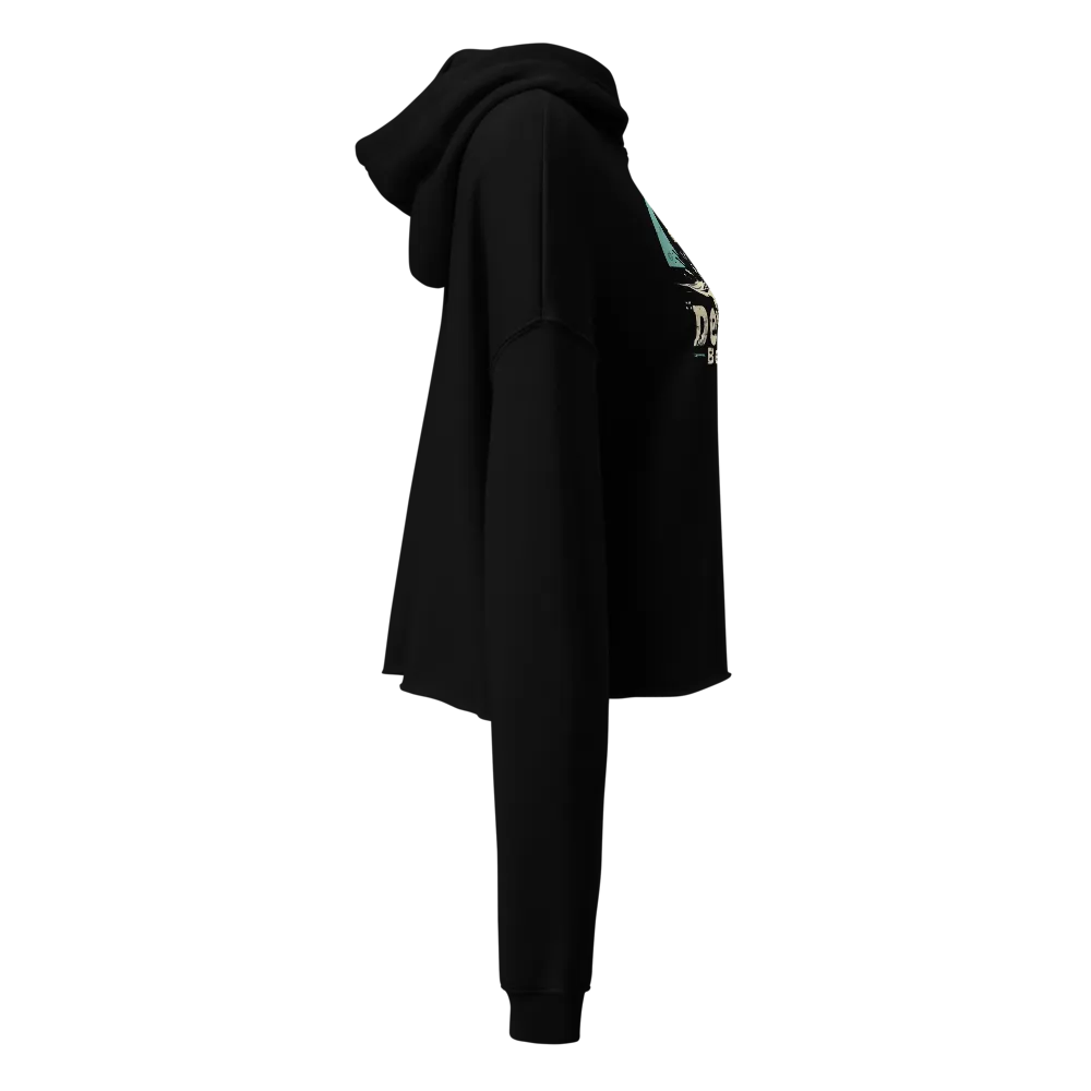The Dewey skull women's cropped hoodie thumbnail 4