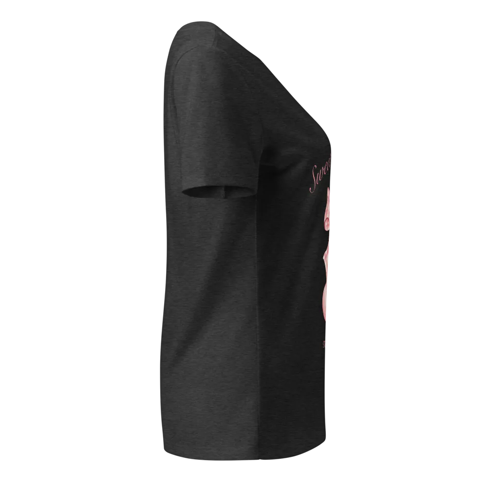 Sweet But Psycho V-Neck T-Shirt thumbnail 3