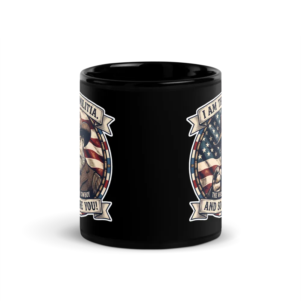 Black Militia One Coffee Mug thumbnail 2